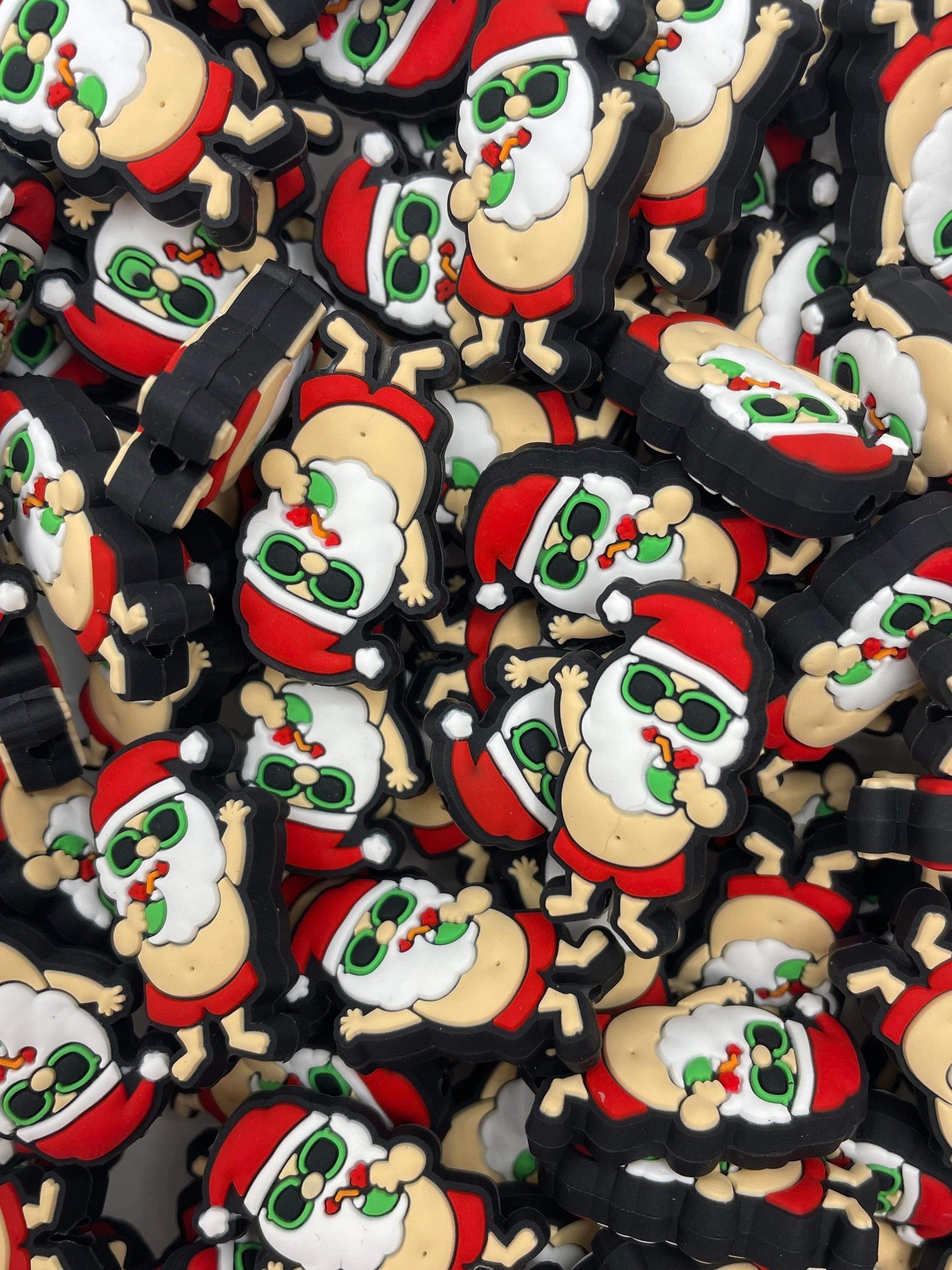Sippin' Santa Focal Bead