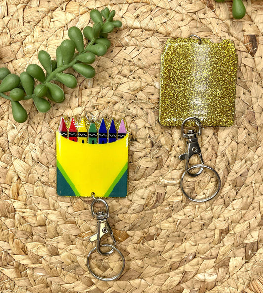 Crayon Acrylic Key Tag