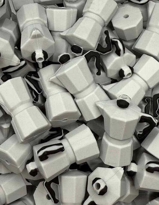 3D Espresso Pot Focal Bead