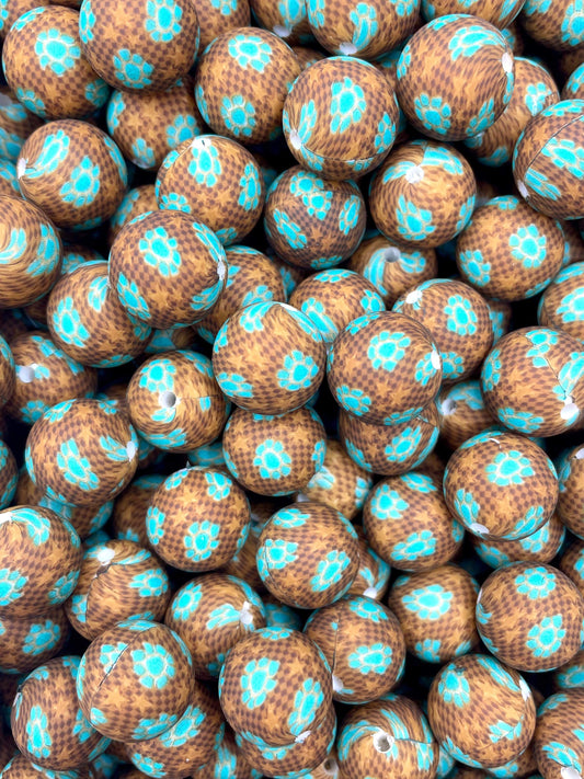 CTS Creation: Boujee Turquoise 15mm Bead