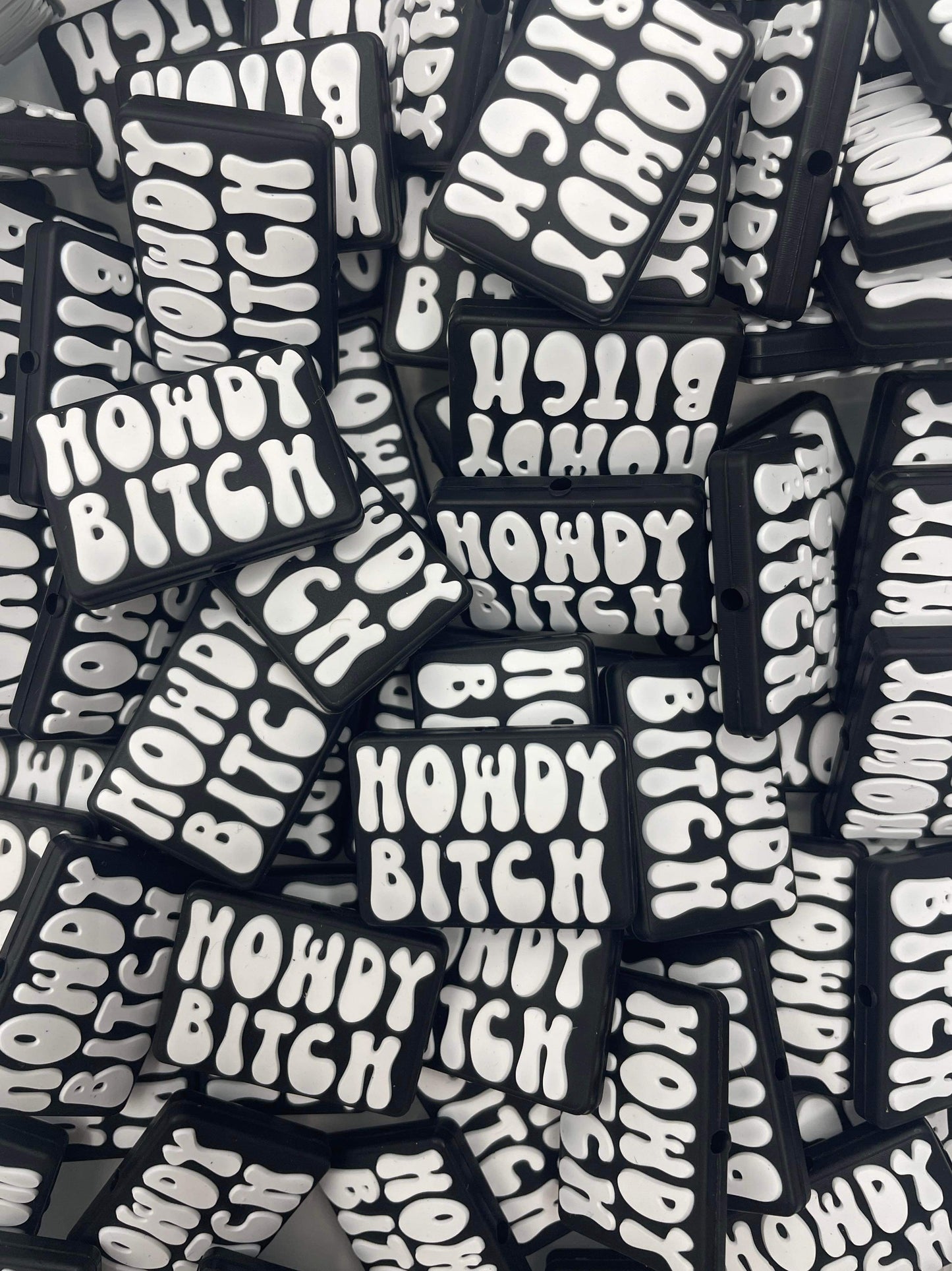 ***Discontinued***Howdy Bitch Custom Focal Bead