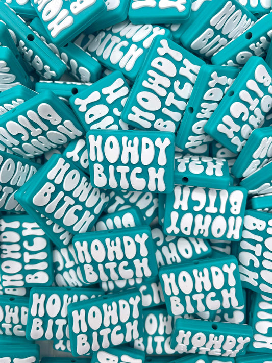 ***Discontinued***Howdy Bitch Custom Focal Bead