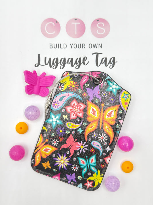 Butterfly Luggage Tag Kit
