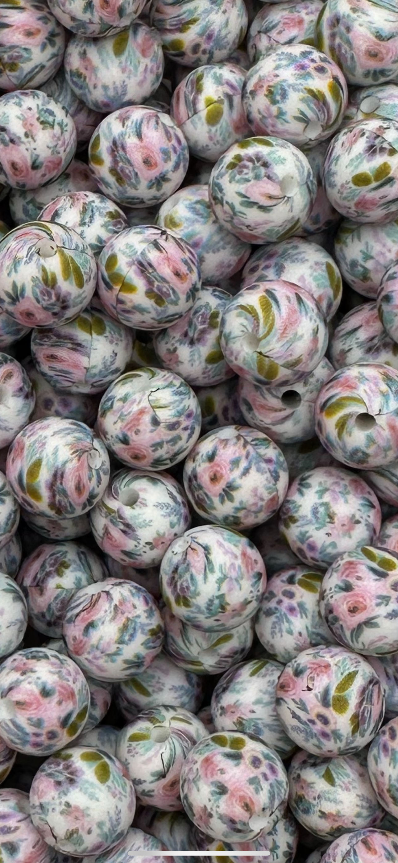 CTS Creation: OG Floral Printed 12mm Bead