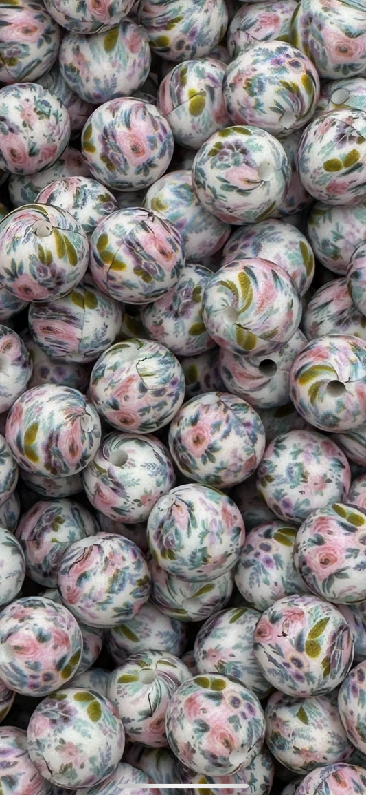 CTS Creation: OG Floral Printed 12mm Bead