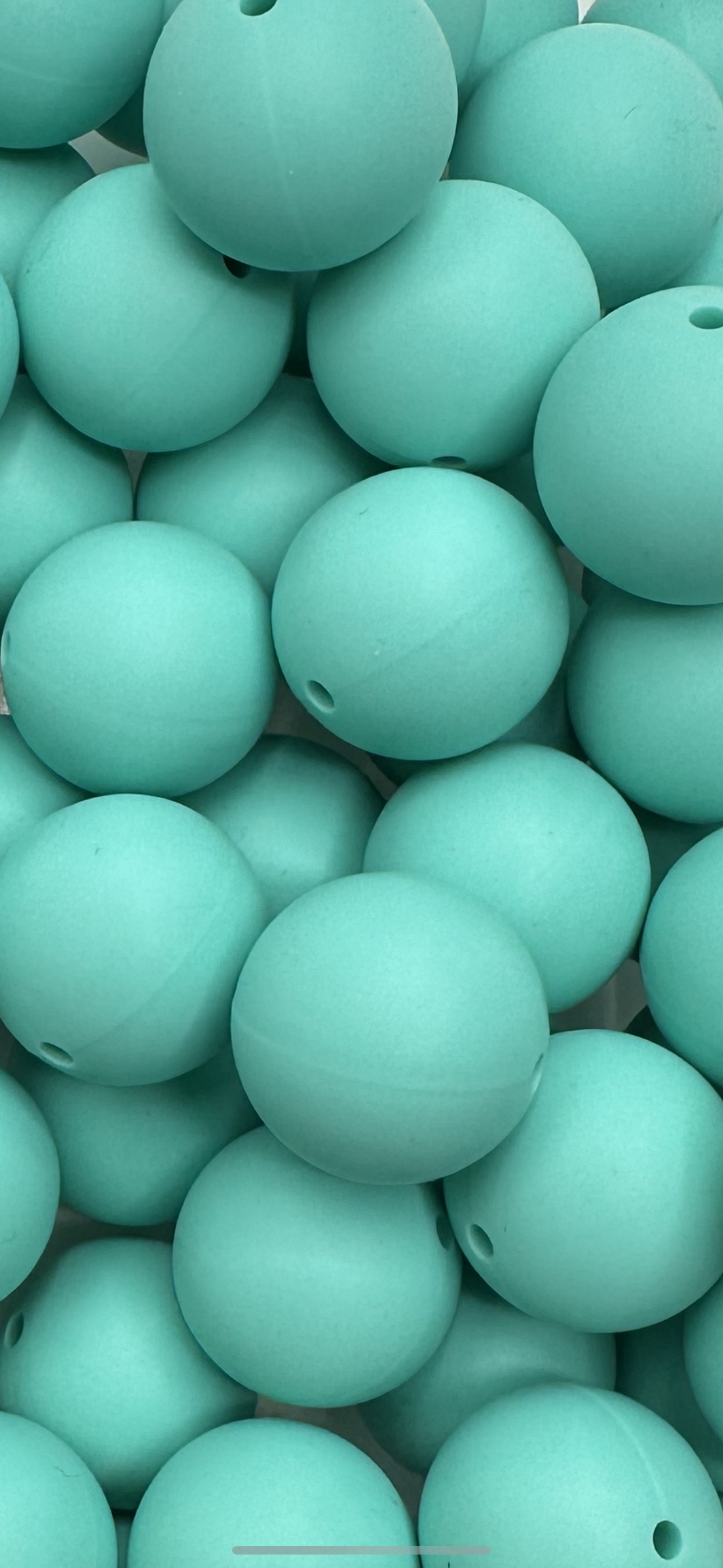 Macaroon Blue 19mm Round