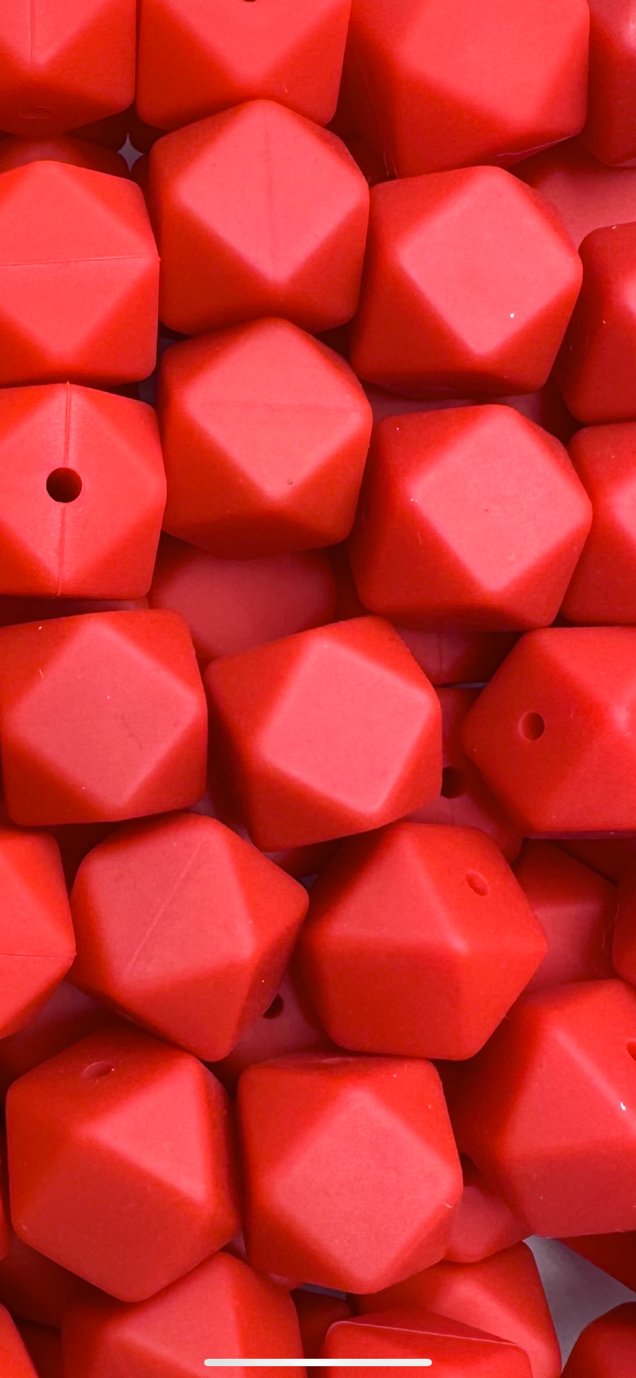 Flag Red 17mm Hexagon