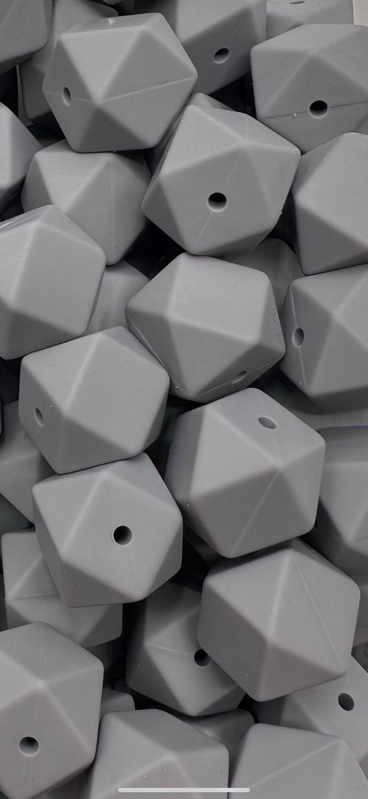 Twilight Grey 17mm Hexagon