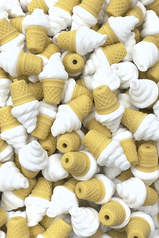 Soft Serve Focal Bead