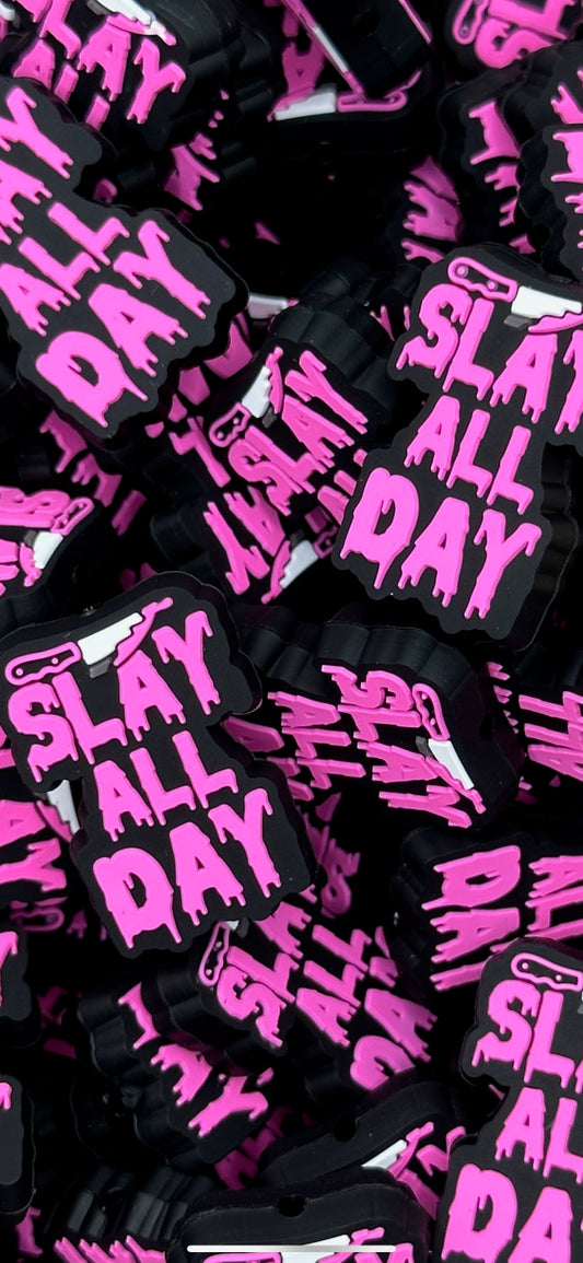 Slay All Day Boss Babe Focal Bead