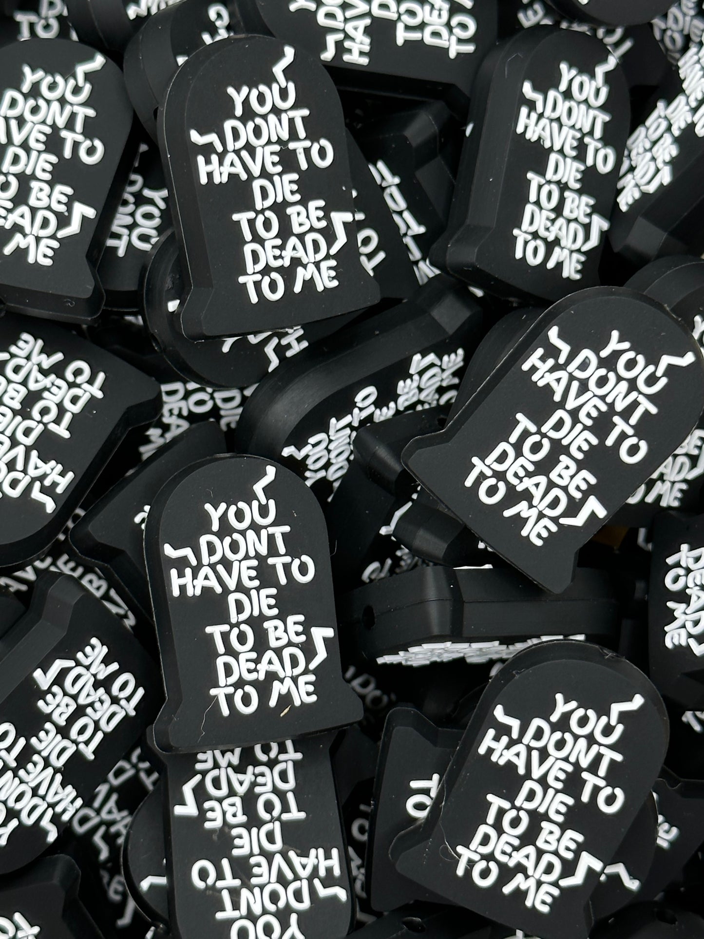 Dead to Me Boss Babe Focal Bead