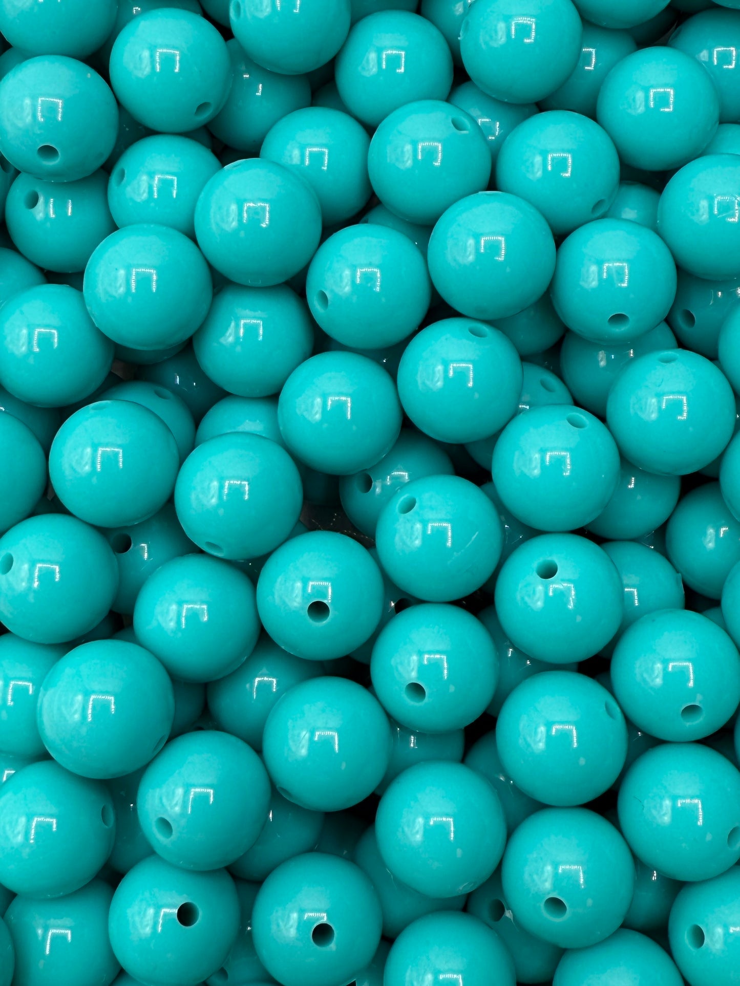Turquoise Liquid 15mm Bead