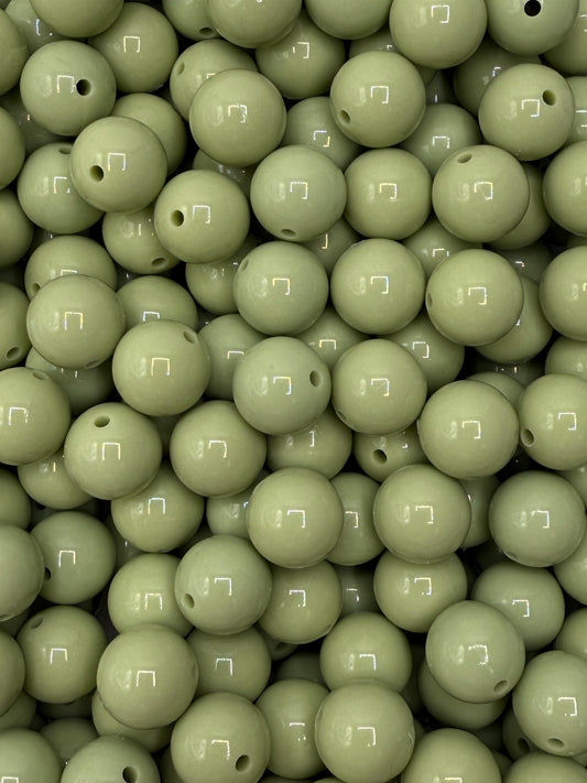 Sage Liquid 15mm Bead