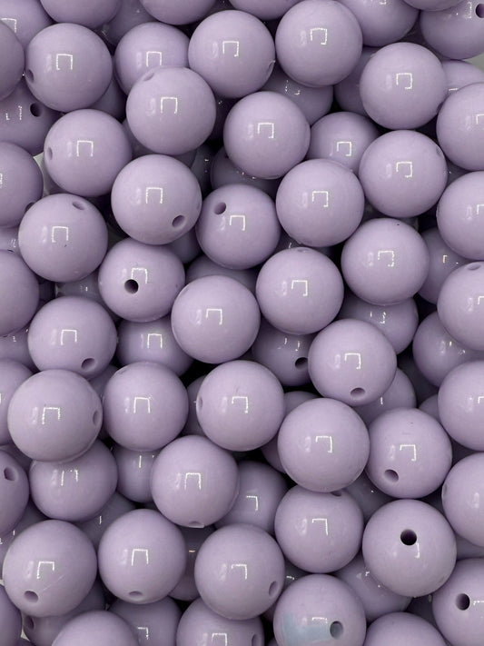 Dusty Lavender Liquid 15mm Bead