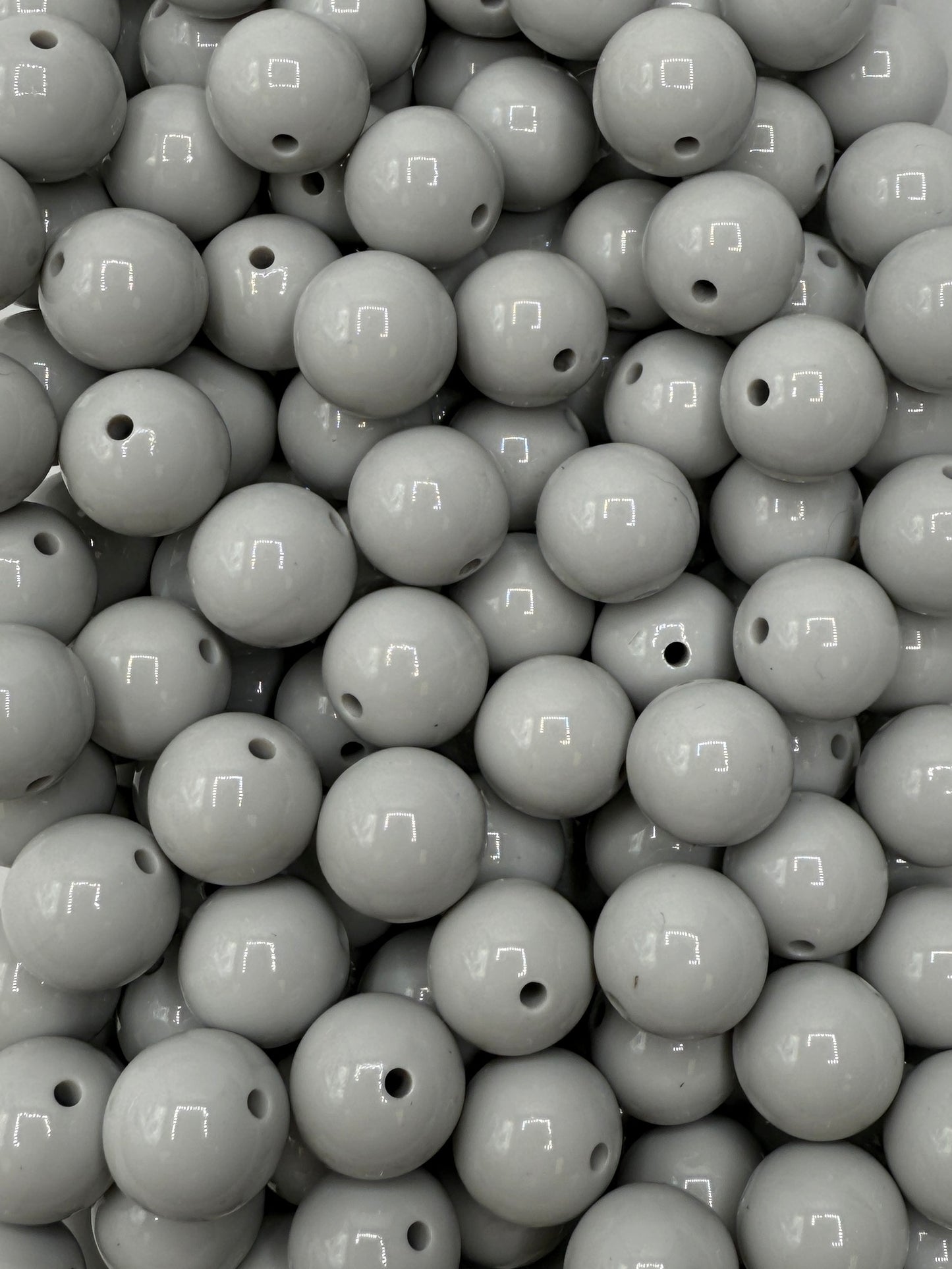 Light Grey Liquid 15mm Bead