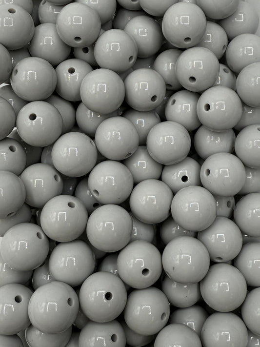 Light Grey Liquid 15mm Bead