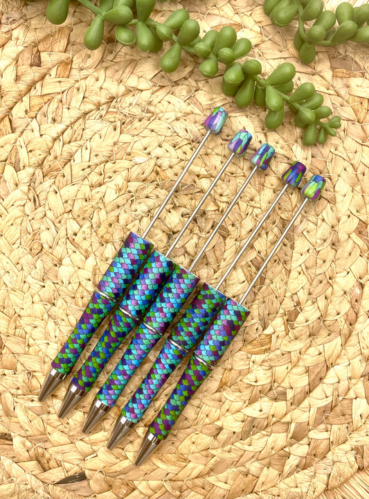 CTS Creation: Enchanted Under the Sea Printed Plastic Beadable Pen