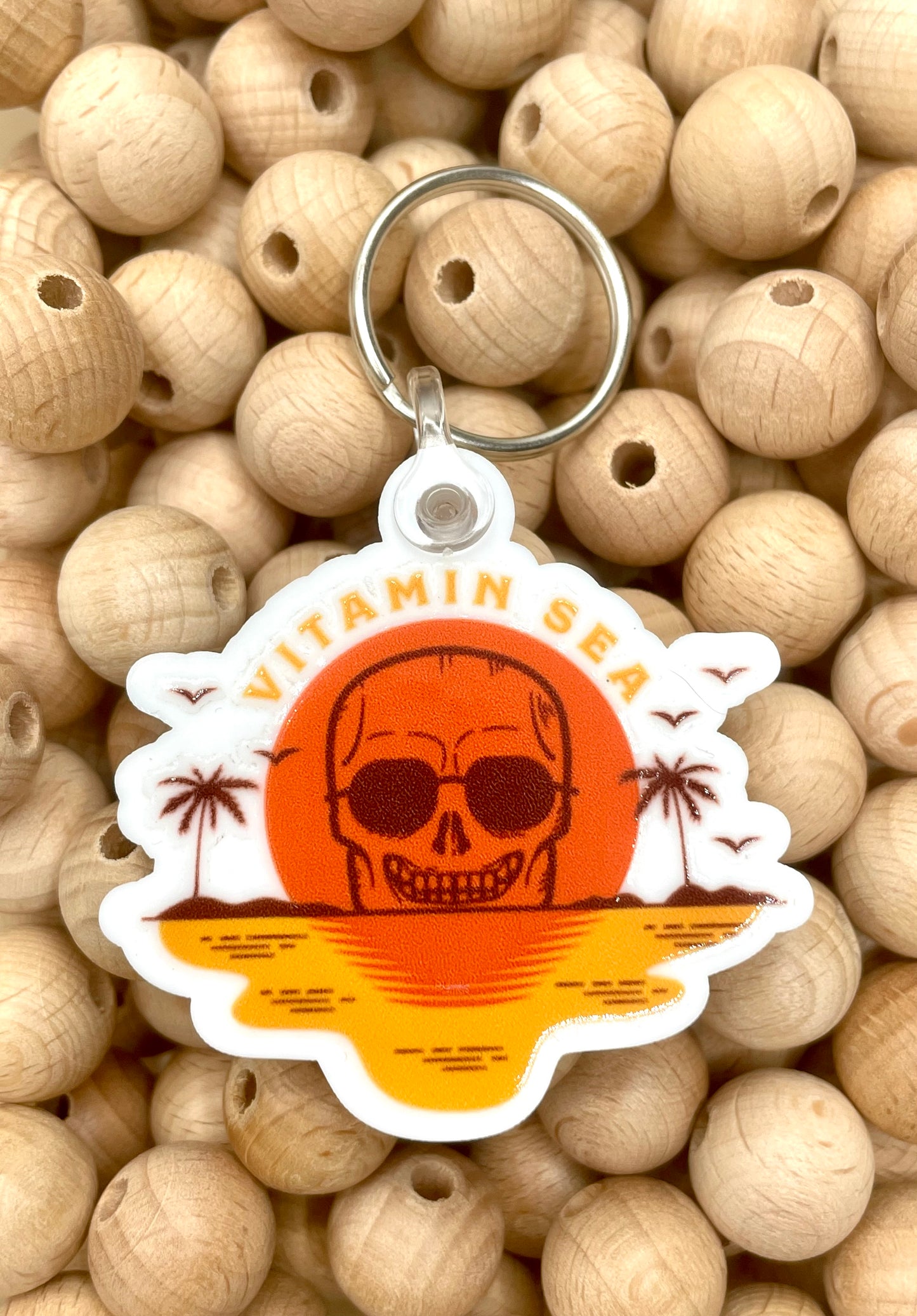 "Vitamin Sea" Key Tag