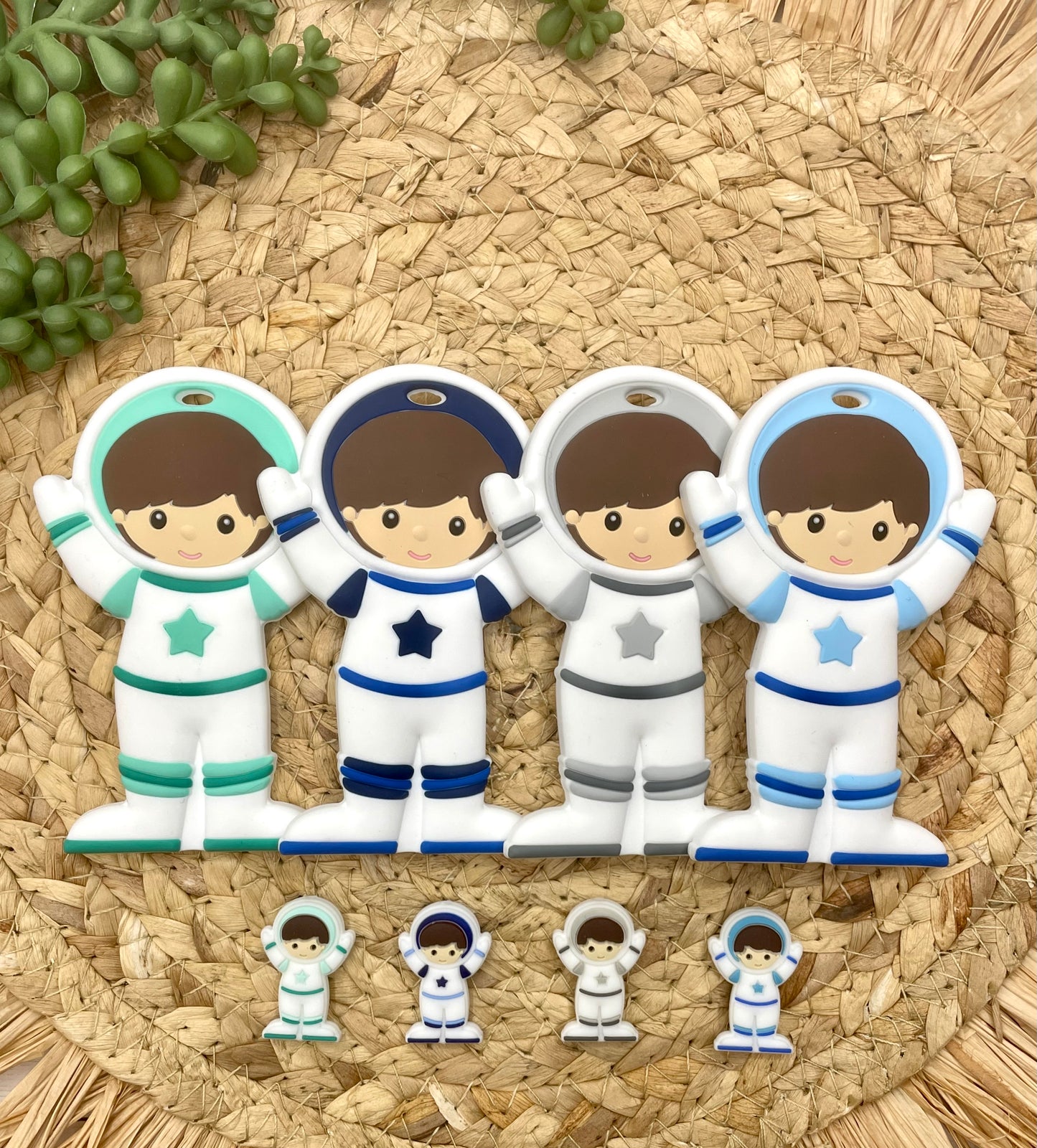 Ensemble de dentition et de perles astronaute