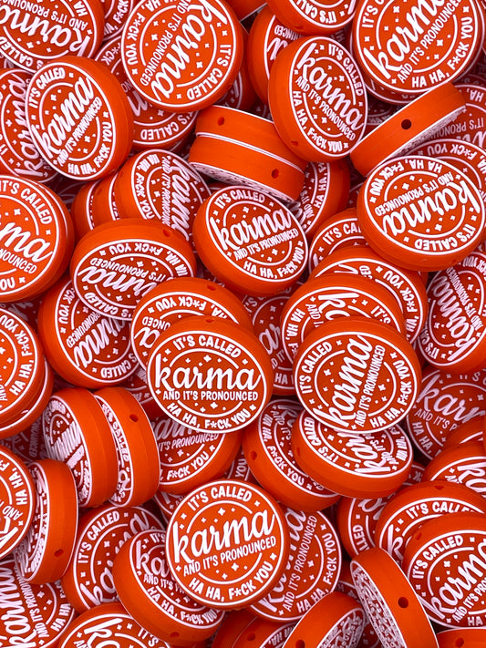 Perle focale personnalisée Karma