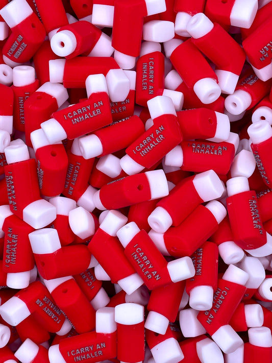 Inhaler Medical Alert Boss Babe  Focal Bead