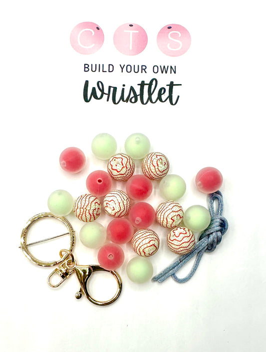 Christmas Swirl Wristlet Kit