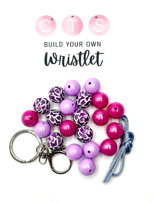 Purple Butterfly Kisses Wristlet Kit