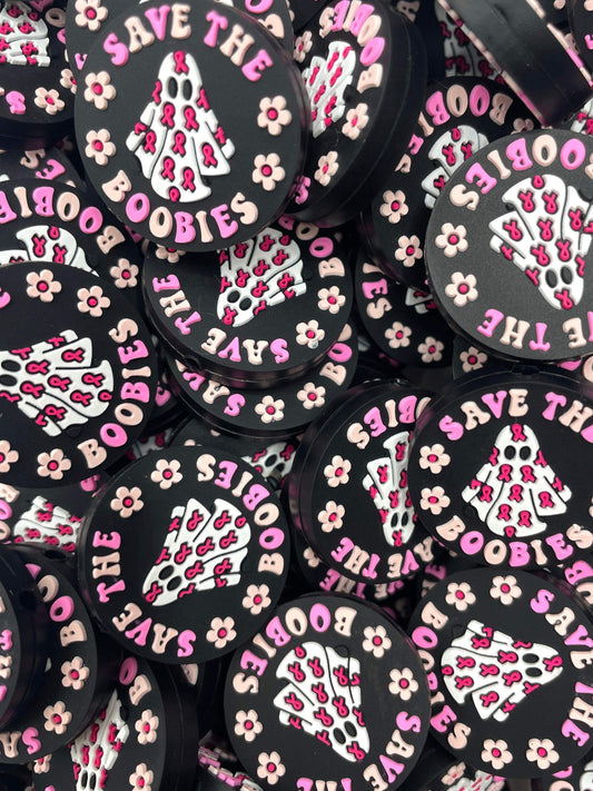 Save the Boobies Focal Bead