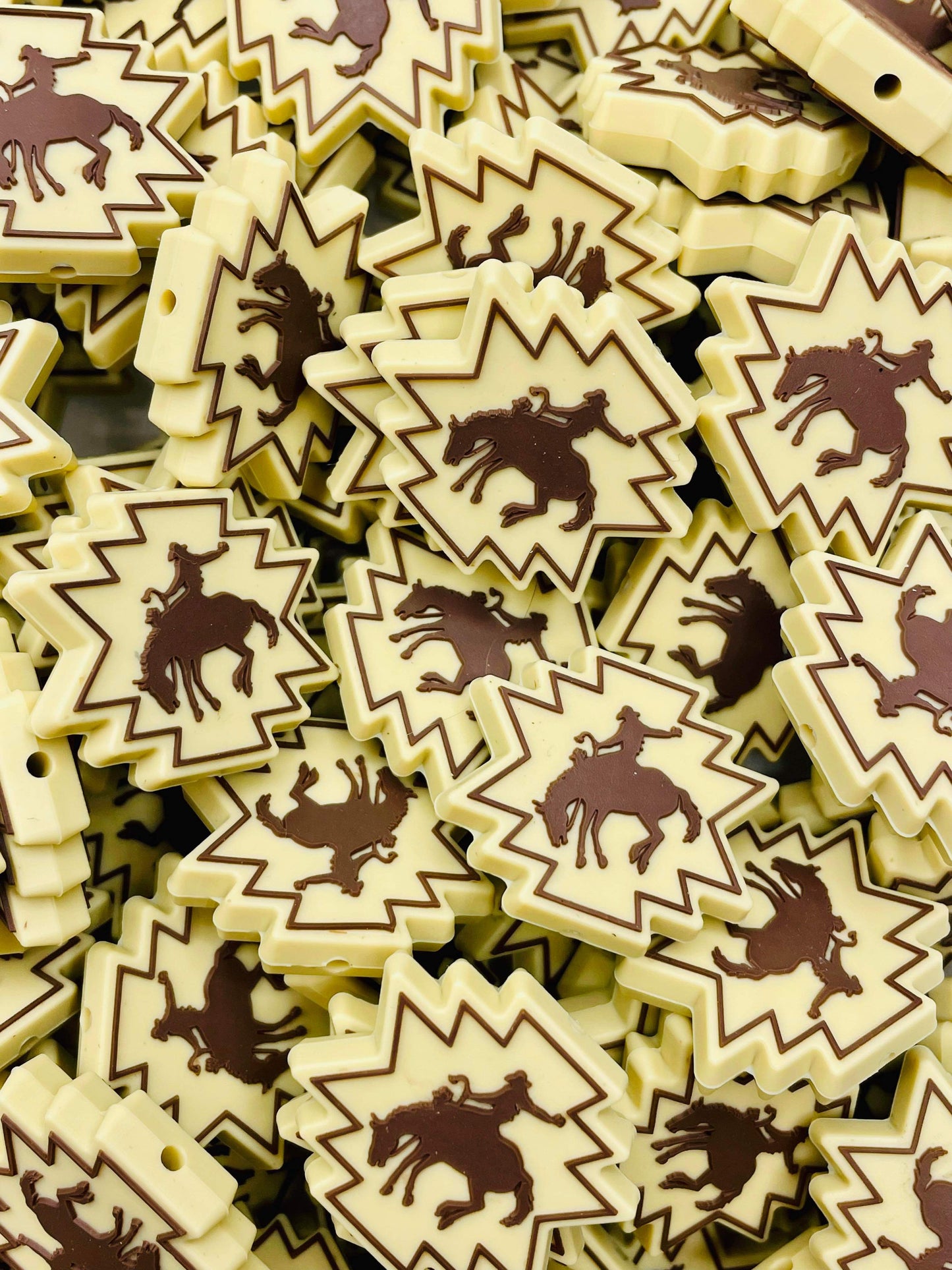 Aztec Bucking Horse  Boss babe Focal Bead