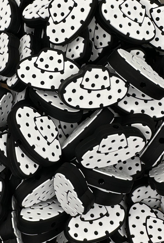Polka Dot Hat Focal Bead