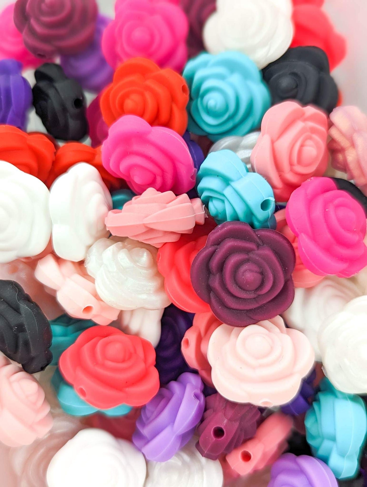 Rose Focal Bead