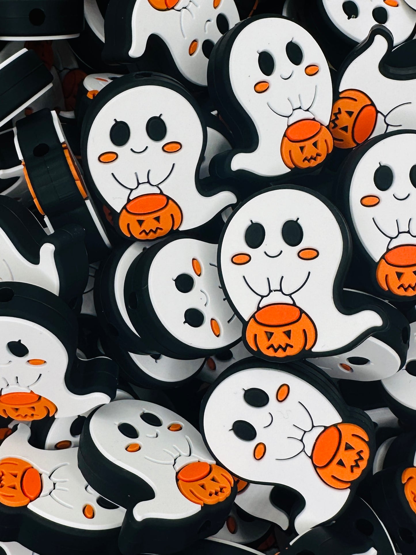 Trick or Treat Ghost Focal Bead