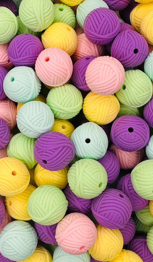 CTS Collab: Yarn Ball Custom Focal Bead- 17mm