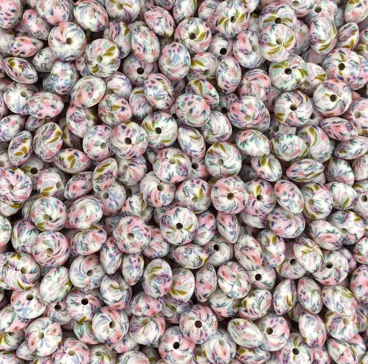 LENTILLES EN VRAC Imprimées Perles de lentilles de 12 mm