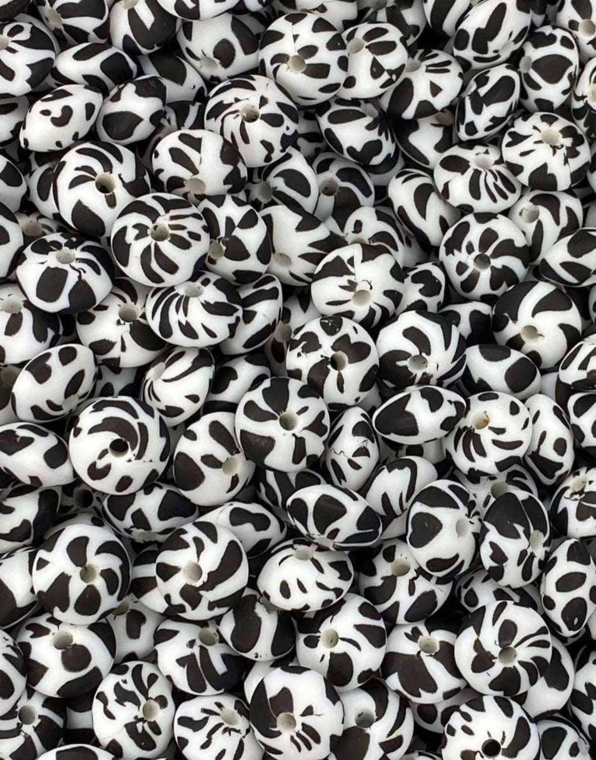 LENTILLES EN VRAC Imprimées Perles de lentilles de 12 mm