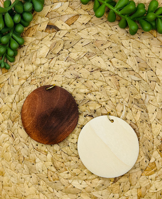 Engravable Wooden Key Tag