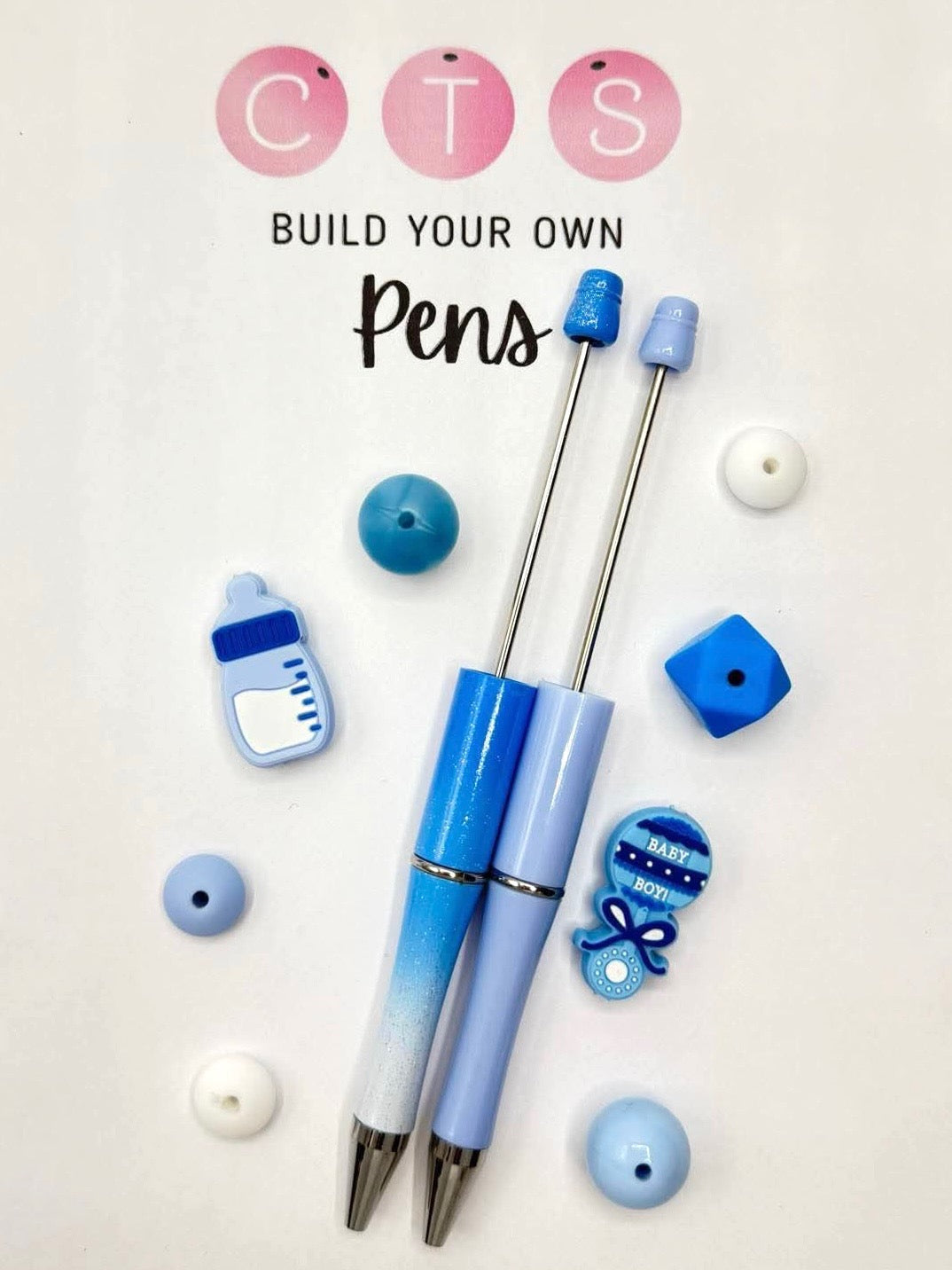 Welcome Baby Boy Beadable Pen Kit