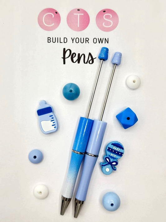 Welcome Baby Boy Beadable Pen Kit