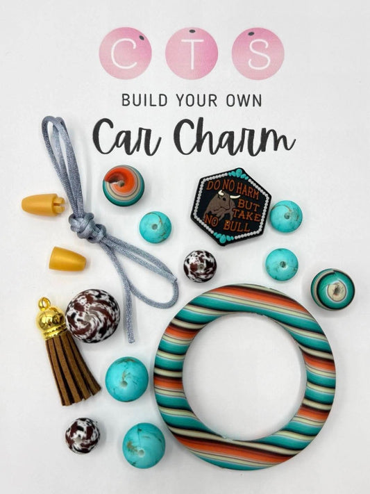 Take No Bull Hanging Car Charm Kit
