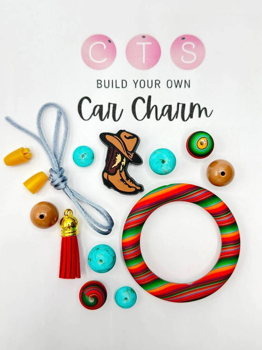Kickn' Boots Hanging Car Charm Kit