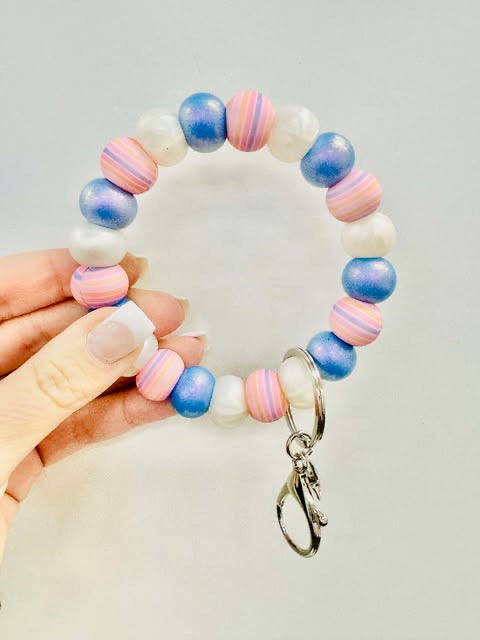 Tropical Sunset Stripes Wristlet Kit