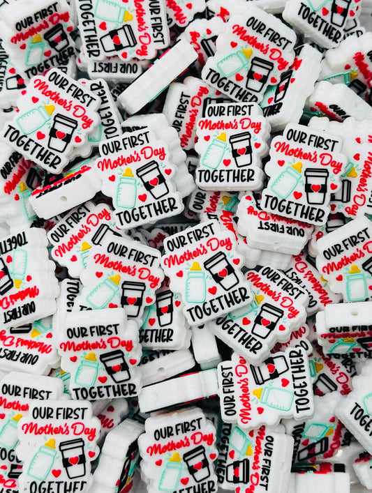 Our First Mother's Day Together Focal Bead