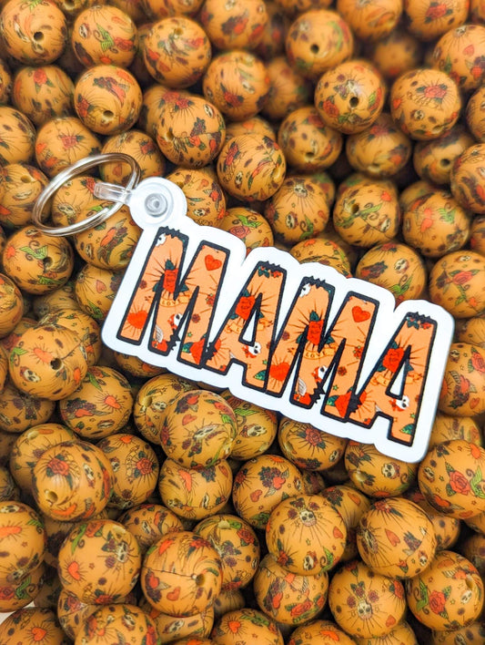 "Tattoo Mama" Key Tag