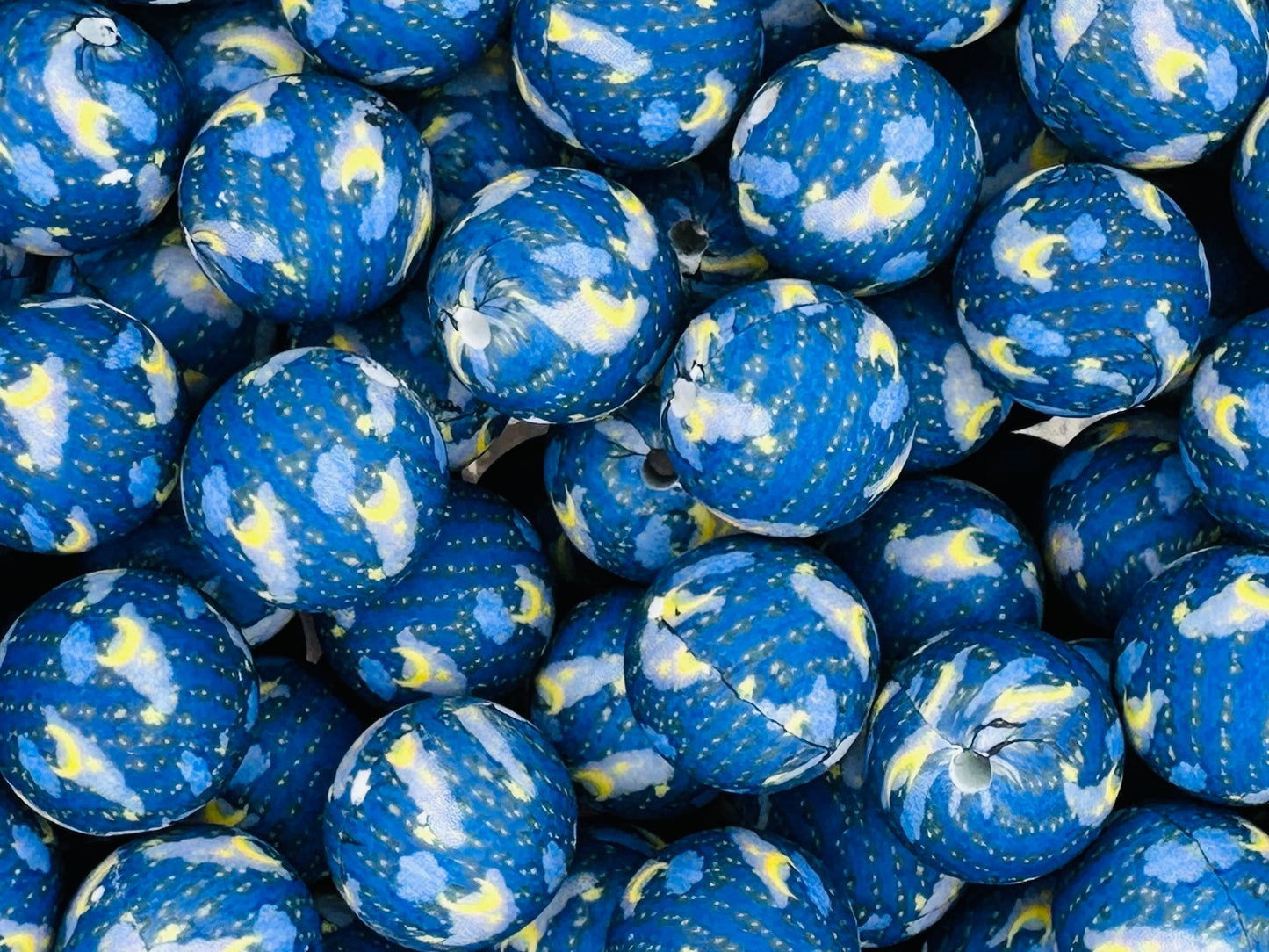 ***Discontinued*** Sweet Dreams Printed 15mm Bead