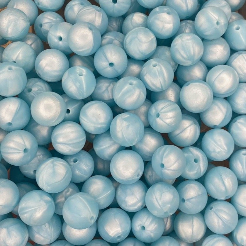 Blue Pearl 15mm Round