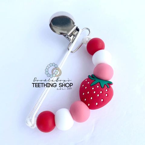 Perle focale fraise