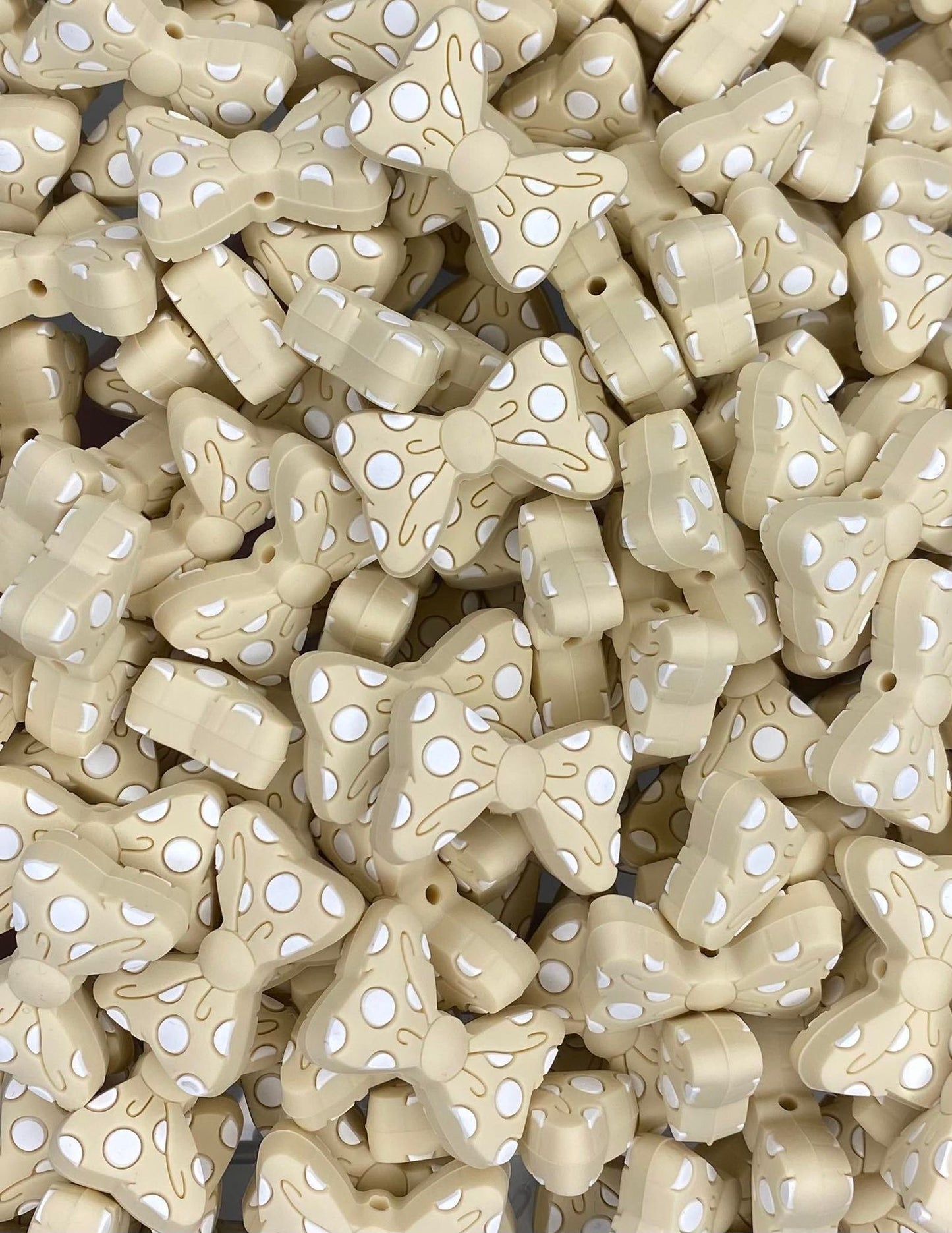 Polka Dot Bow Focal Bead