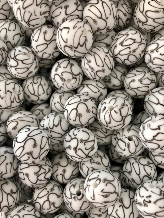 Perle de 15 mm imprimée sur mesure STAT