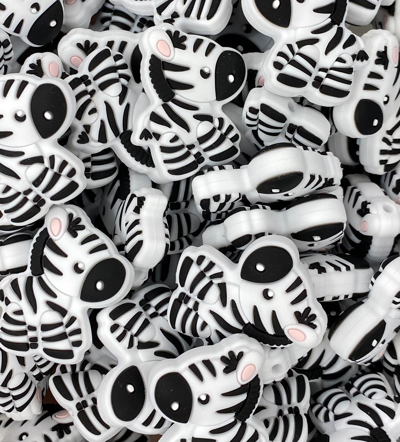 Zebra Focal Bead