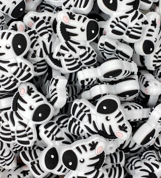 Zebra Focal Bead